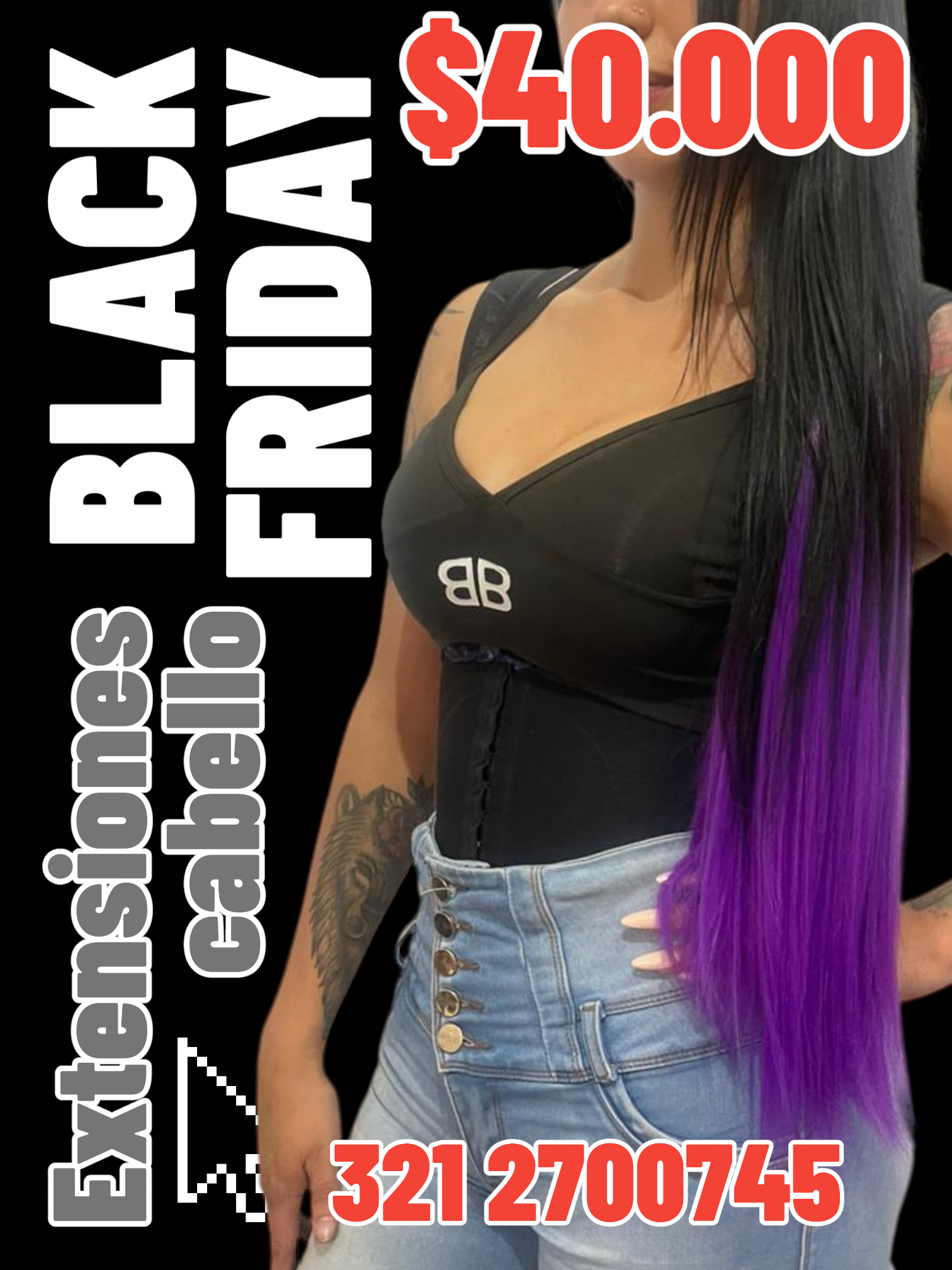 Extensiones Bicolor